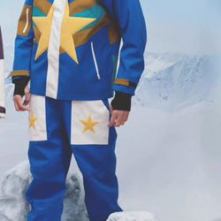 Two Piece Waterproof Ski Jacket and Pants Set