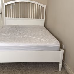 Full Size Bed Frame ( Mattress included ) - Houston TX