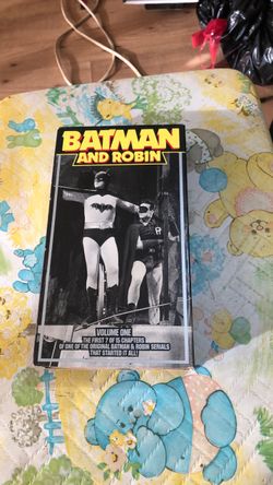 Batman Original Series from 1941 Volume One VHS Tape in Black&White