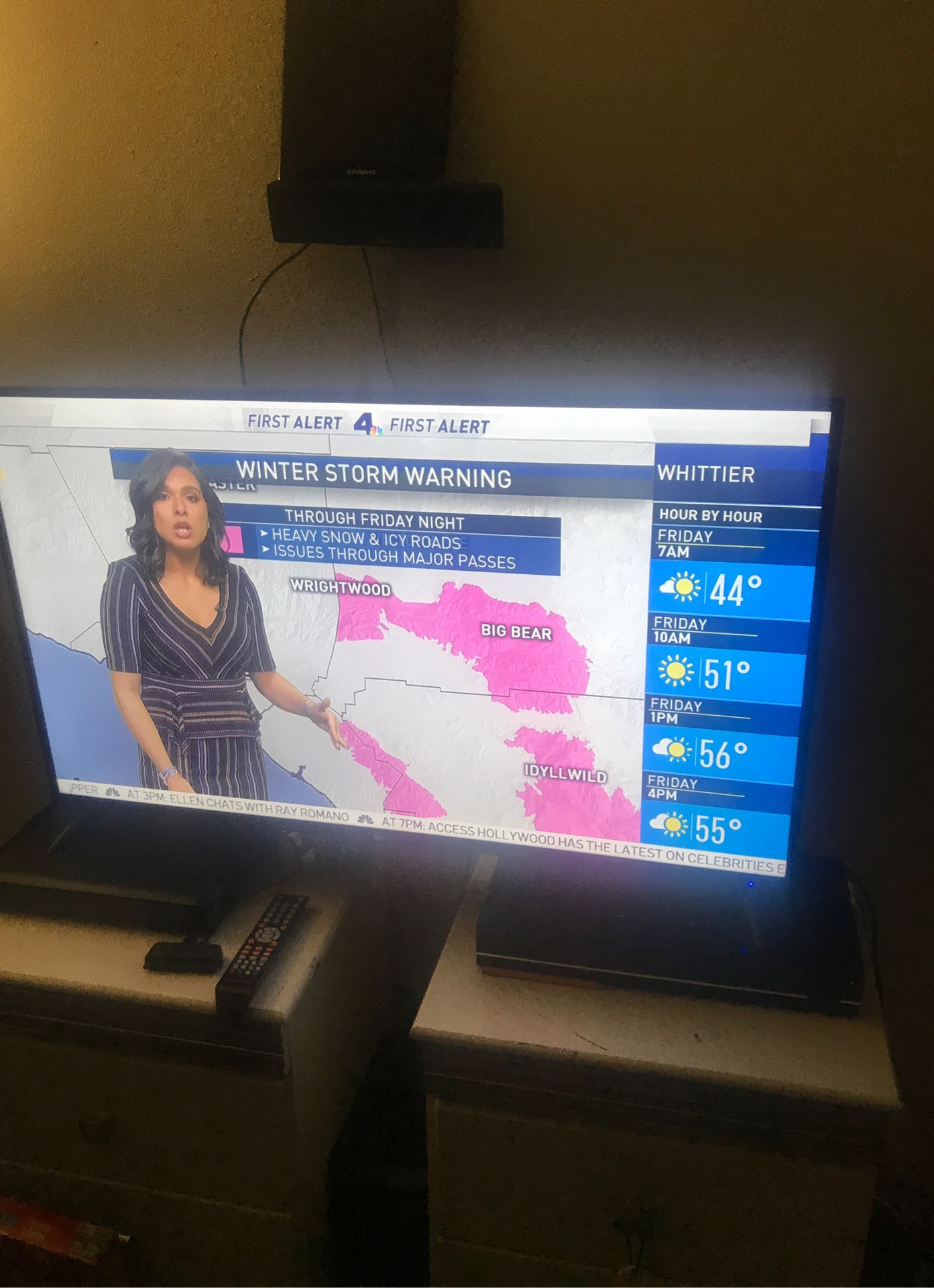 Scepter 45 in tv with roku and remote