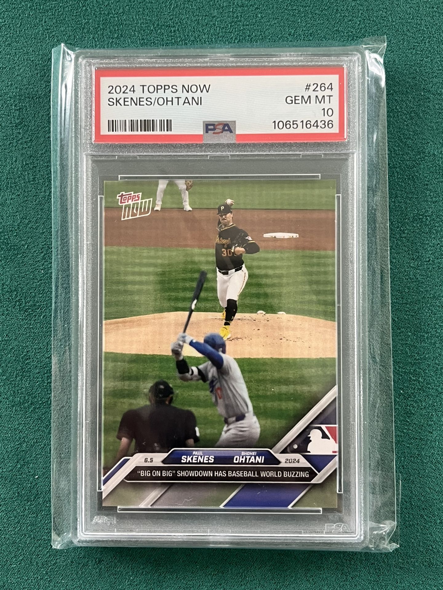 2024 Topps Now Skenes vs Ohtani