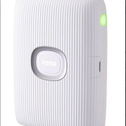 Fujifilm INSTAX Mini Link 2 Smartphone Printer Bundle + 10-Pack Film, Clay White