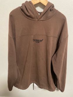 The North Face Men's Brown Crewneck Sweatshirt with Center Logo Size XXL