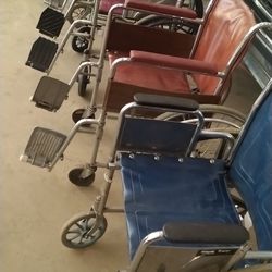Wheelchairs w/ & w/o footrests 