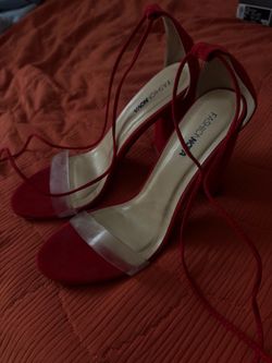 Fashion Nova Lace Up Heels US 10