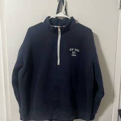 New York baseball fleece-lined hoodie