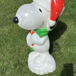 Christmas Blow Mold Snoopy