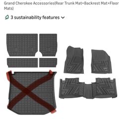Jeep Grand Cherokee Rubber Floor Mats