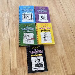 Diary Of A Wimpy Kid, 5 Books