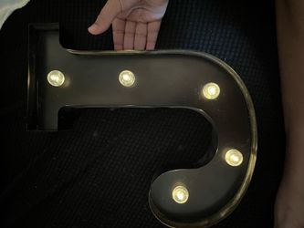 Battery Operated Letter “J” Decor