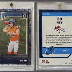 2024 Donruss Optic - Bo Nix - Stars