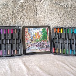 Crayola Signature 16 Dual Tip Vibrant Colors Tin Box 