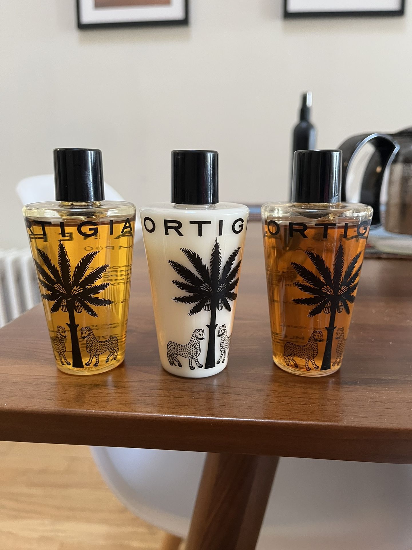 Ortigia Shower Gel, Shampoo Conditioner Travel Kit