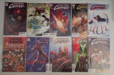EDDIE BROCK CARNAGE #1-10 NM COMPLETE SERIES SPIDER-MAN MARVEL COMICS 2025
