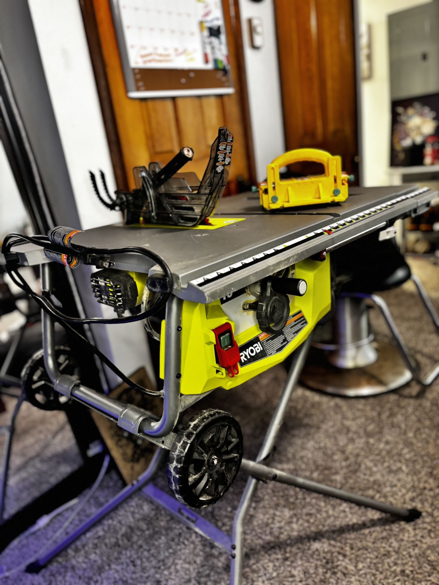 Ryobi Table Saw & Microjig GRR-RIPPER push block