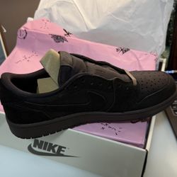 TRAVIS SCOTT X JORDAN 1 LOW OG SP 'VELVET BROWN' 9.5