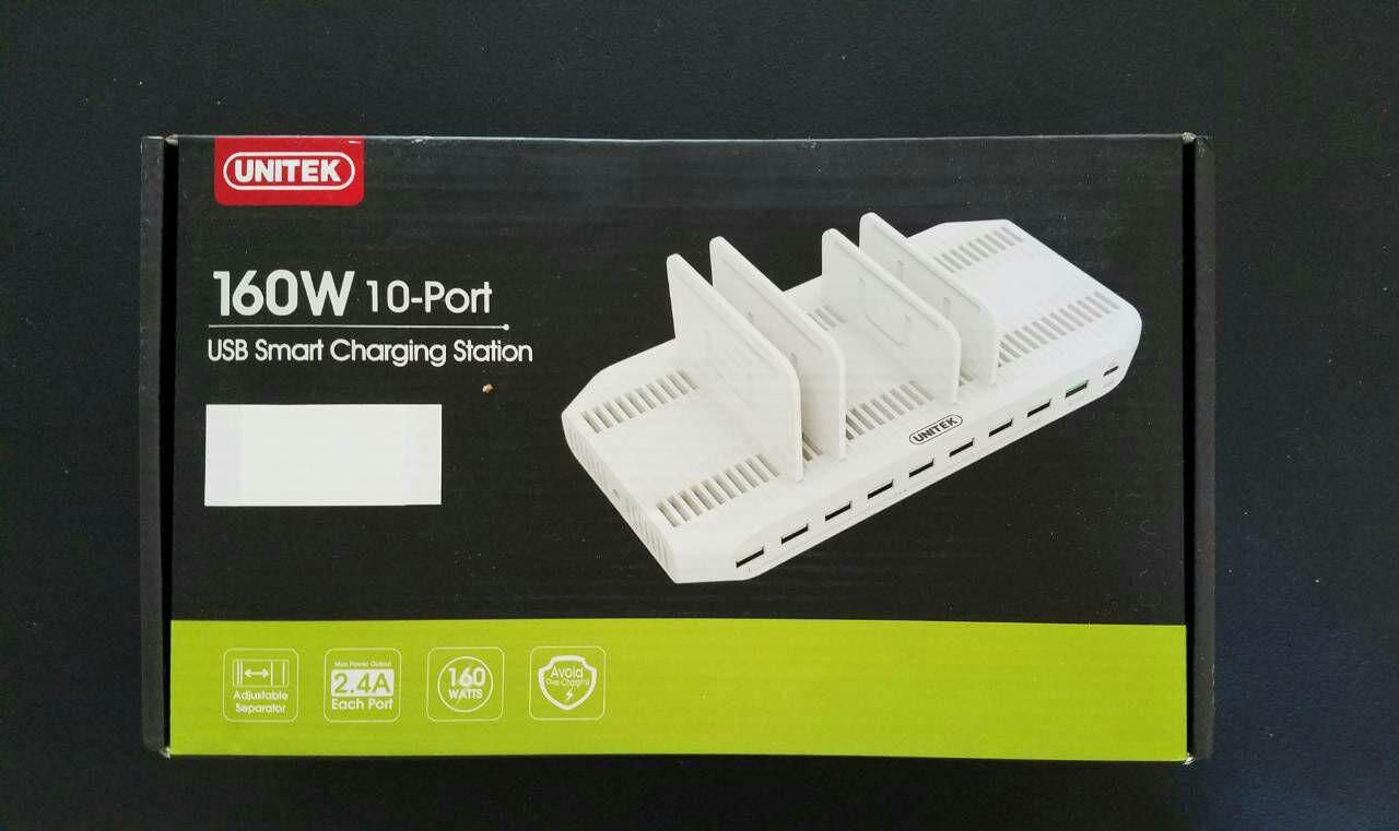 160W 10 USB Port Quick Charging Station