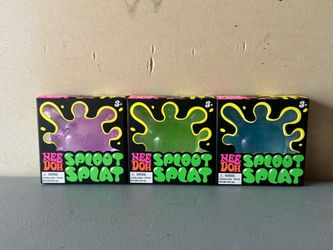 Schylling NeeDoh SPLOOT SPLAT Nee Doh SplootSplat Squishy Purple/green/blue Authentic