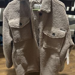 Men’s Calvin Klein Wool Polyester Warm  Jacket Shirt 