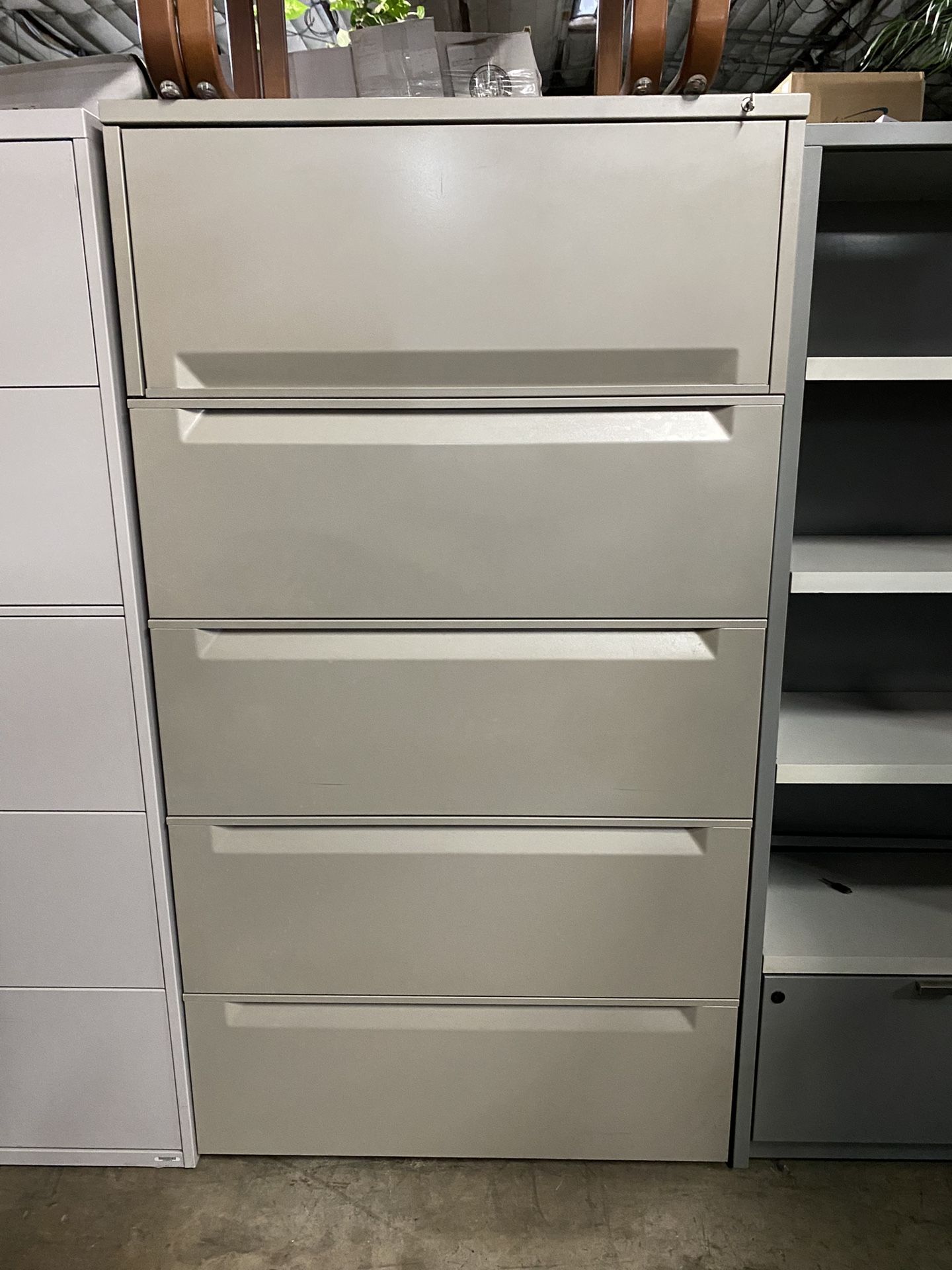 Herman miller 5 high lateral file cabinet 