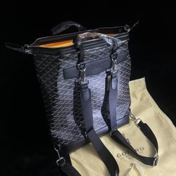 Designer Backpack with Adjustable Straps (Black)