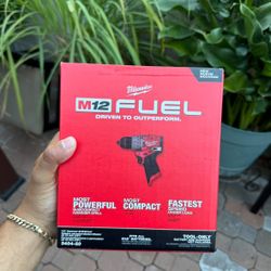 Milwaukee M12 FUEL 12V Lithium-Ion Brushless Cordless 1/2 in. Hammer Drill (Tool-Only)