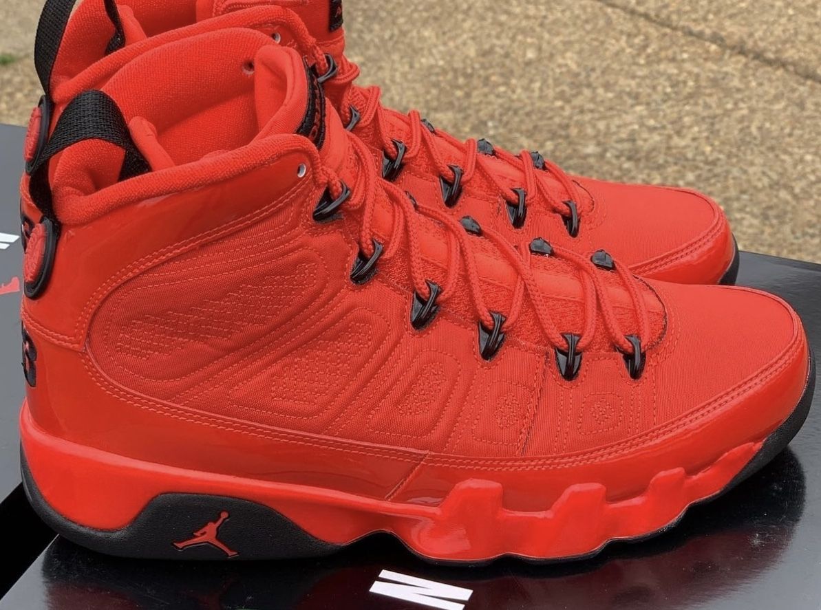 Air Jordan Retro 9 " Chile Red ",All Products : American Fashion Style Bags On Sale