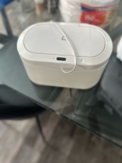 Hands free wipe warmer with light
