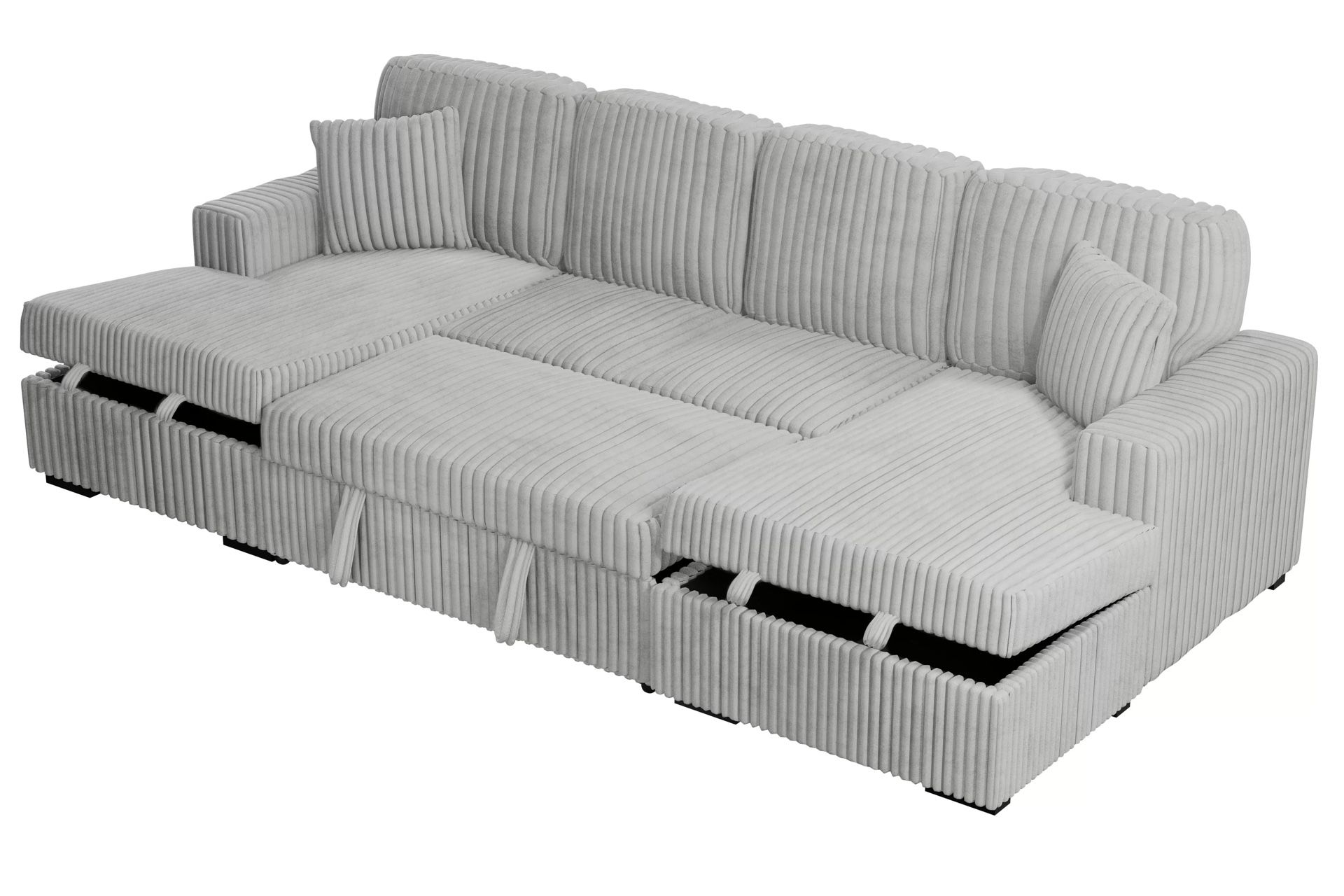 New 120x60 Sleeper Sectional Couch With Storage / Free Delivery