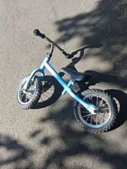 Lightly used balance bike