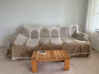 Couch and table $65