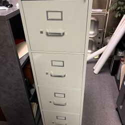4 drawer Letter Size File Filing Cabinet. Hon Brand. Locking