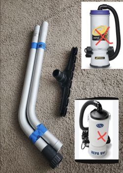 Vacuum Wand and Brush head. No Vacuum Cleaner itself