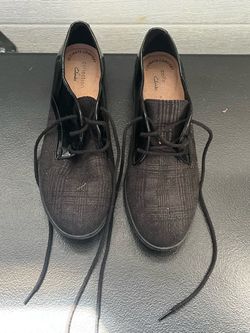 Clarks Collection Women's Size 6 Black Oxfords