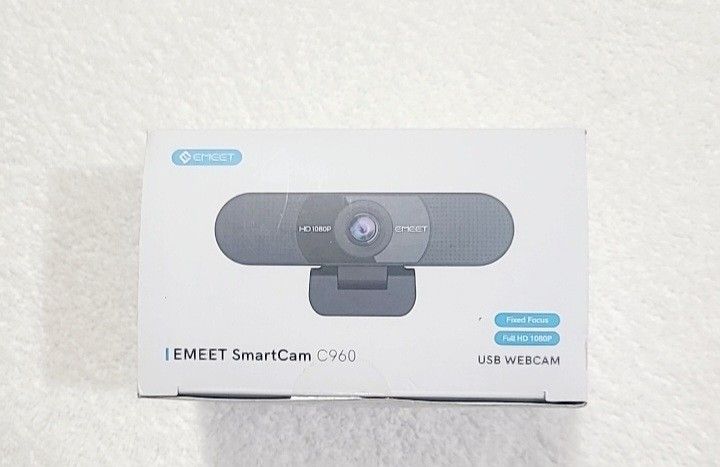 Webcam New eMeet C(contact info removed)p Full HD Computer Streaming Webcam -USB Webcam-Black