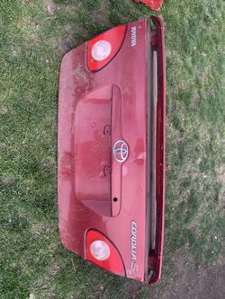 Toyota Corolla trunk