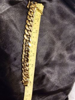 18mm Gold FILLED 8in. Cuban Link
