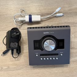 Universal Audio Apollo Twin Thunderbolt Audio Interface – Works Perfectly