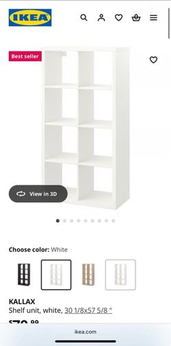 White IKEA Shelf