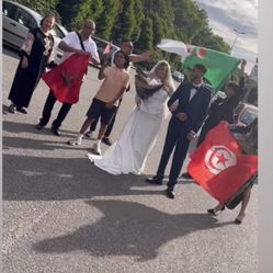 White like new whirlpool over the Range Microwvave