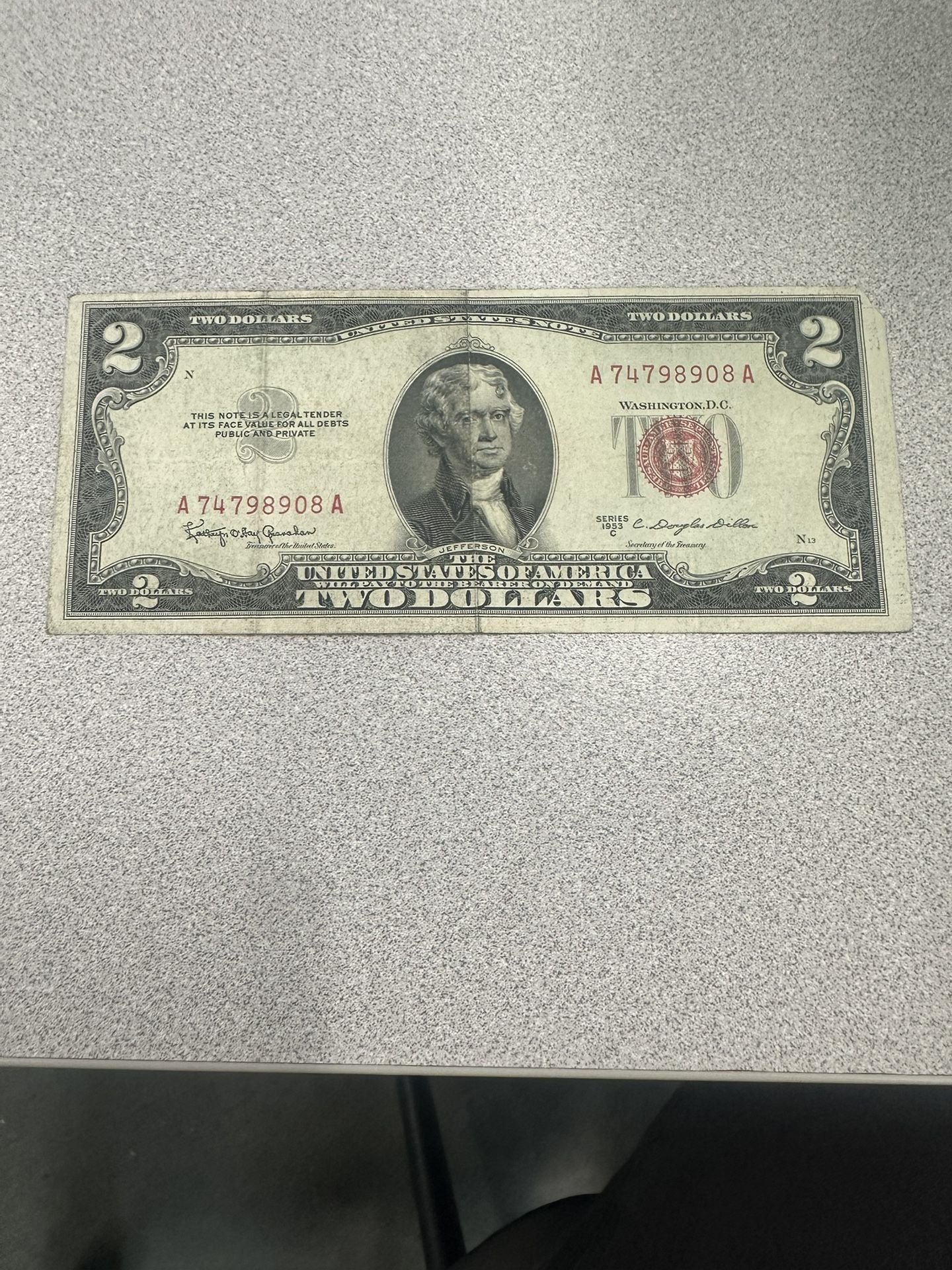 1953 $2 Bill