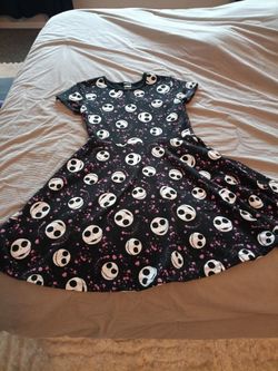 Girl's size 14-16 Nightmare Before Christmas skater dress