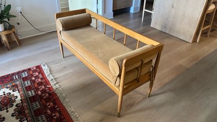 Antique Bench with Cushion