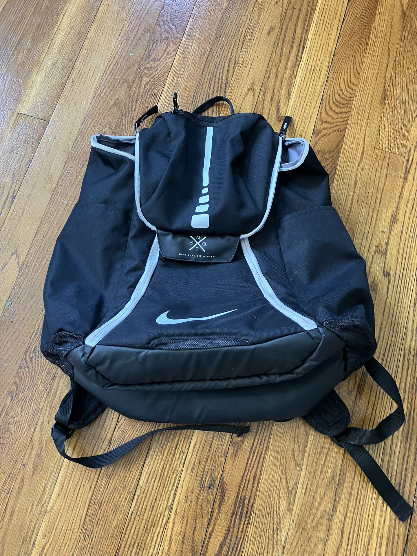 Nike Quad Zip System Backpack For Basketball Or Sport 