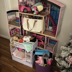 Kid-craft Wooden Dollhouse 