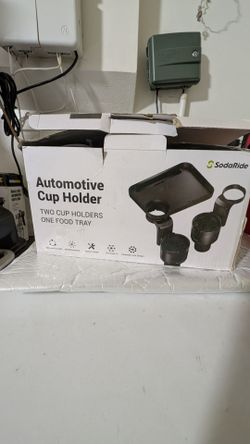Food tray and cup holder