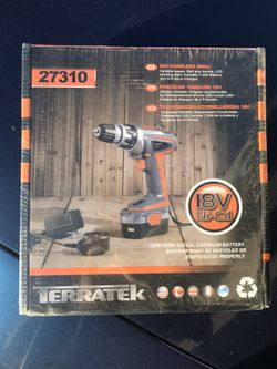 18V Cordless Drill Terratek