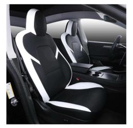 Tesla Model Y Seat Covers, Waterproof Faux Leather Car Seat Covers