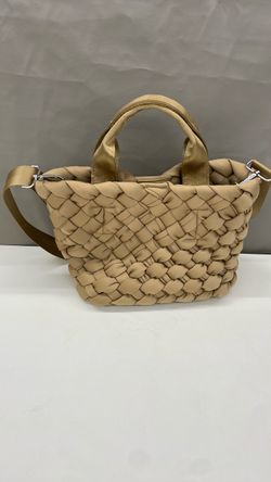 Sm. Woven Neoprene tote. Item No 883 (Shopgoodwill)