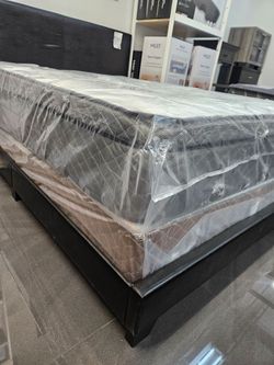 BAMBOO PILLOWTOP  !! QUEEN SET $249 !! == MATTRESS AND BOX SPRING